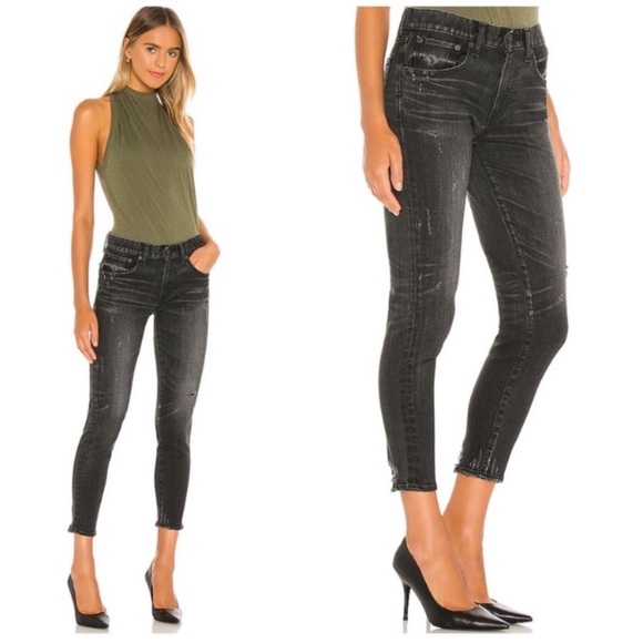 MOUSSY VINTAGE Velma Comfort Stretch Jeans in FADED BLACK SIZE 24 - Picture 3 of 16